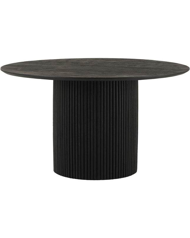 Eetkamertafel Ø140, Acacia Zwart