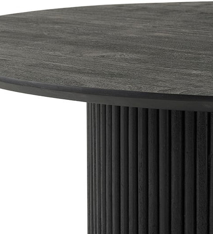 Eetkamertafel Ø140, Acacia Zwart