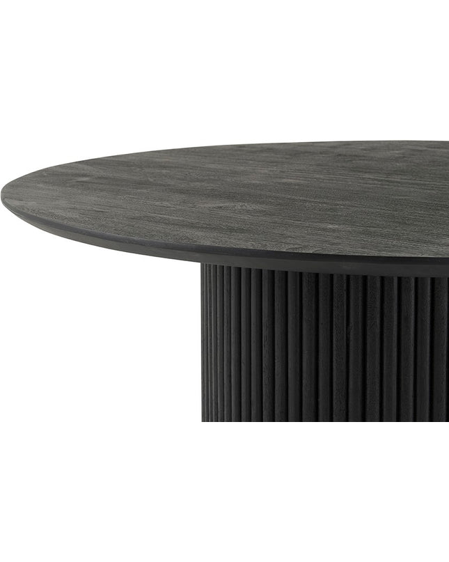 Eetkamertafel Ø140, Acacia Zwart
