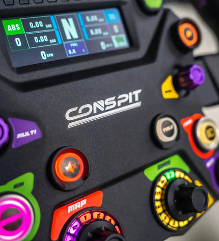 Conspit 310 Apex Wheel – ARGB, 2.99" Display, Dual Paddles (310 mm)