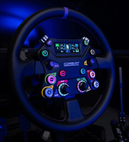 Conspit 310 Apex Wheel – ARGB, 2.99" Display, Dual Paddles (310 mm)