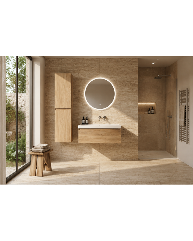 Houten badkamerkast Aqua en Wellness