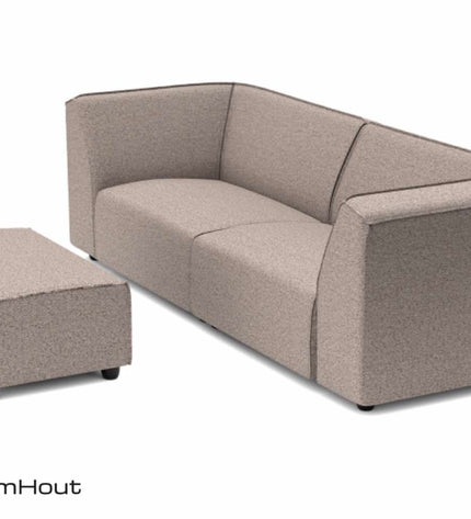 Chill loungebank Bubalou 3-zits + hocker small