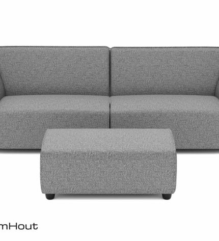 Chill loungebank Bubalou 3-zits + hocker small