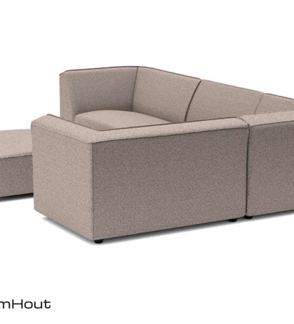 Chill loungeset Bubalou 6-zits hoek + hocker