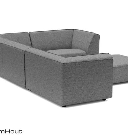 Chill loungeset Bubalou 6-zits hoek + hocker