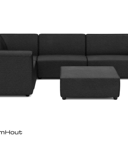 Chill loungeset Bubalou 6-zits hoek + hocker