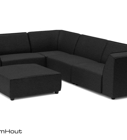 Chill loungeset Bubalou 6-zits hoek + hocker