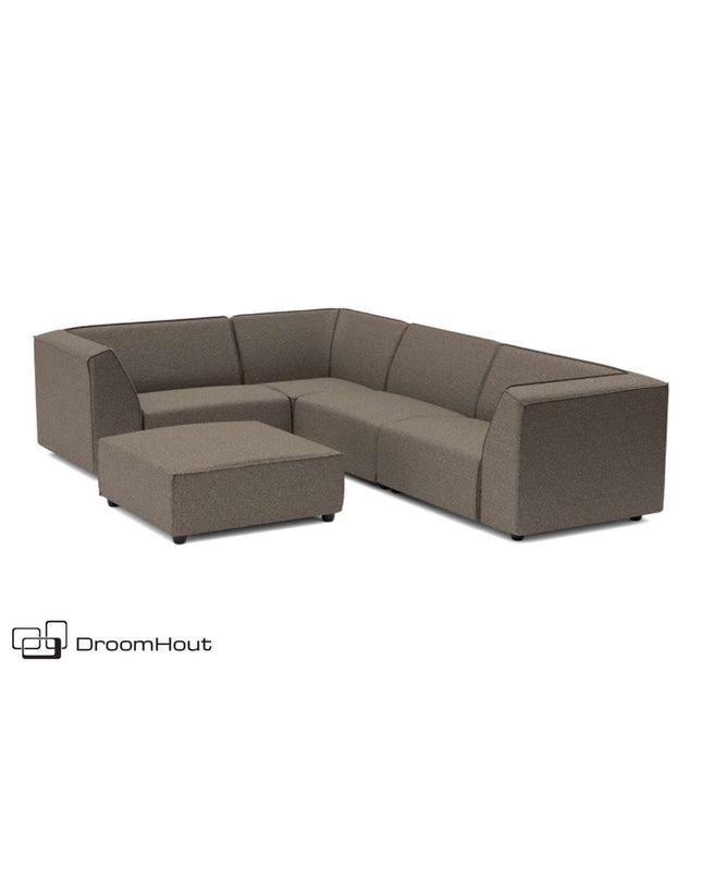 Chill loungeset Bubalou 6-zits hoek + hocker