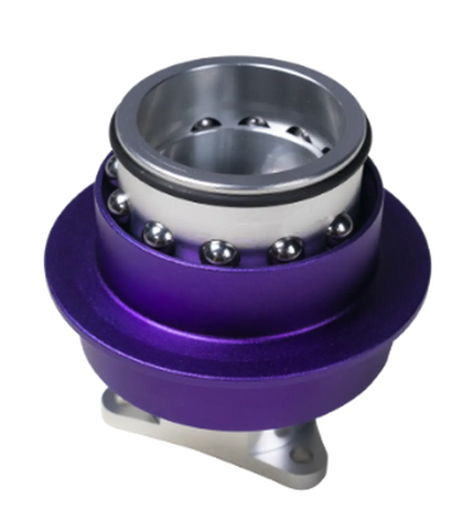Conspit CDR Quick Release Adapter – 50 mm PCD (Purple / Silver)