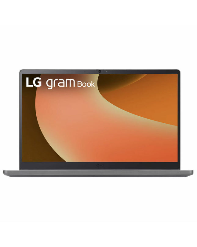 LG 15U50T-G.AA56B 15-inch laptop with Qwerty Spanish keyboard, 16GB RAM, and 512GB SSD, shown from an angled side view.