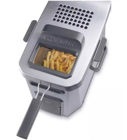 Deep fryer - DELONGHI - FZ44851 - Stainless steel - 5 L - 3200 W - 29.3 x 41.7 x 23.2 cm