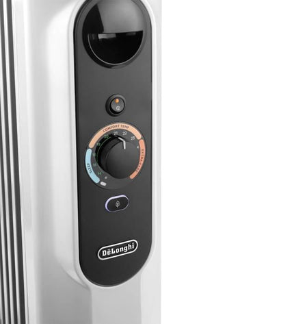 Olieradiator - DELONGHI - 1500 W - Tot 45 m² - Mobiel - Antivriesfunctie - Grijs