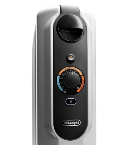 Olieradiator - DELONGHI - 1500 W - Tot 45 m² - Mobiel - Antivriesfunctie - Grijs