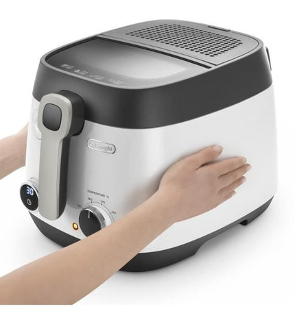 Frituurpan - De'Longhi - FS6067 - 2,4 L - 1700 W - 41,5 x 29 x 26 cm - grijs/zwart