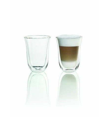 DELONGHI Set of 2 Latte Macchiato Cups - 22 cl