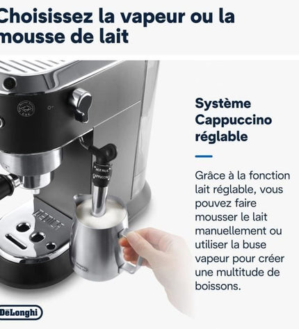 De'Longhi EC 685.BK klassieke espressomachine in Dedica-stijl - zwart