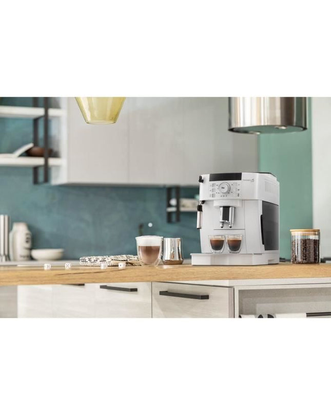 Espressomachine met bonenmaler - De'Longhi Magnifica S ECAM22.110.W - 1,8 L - 250 g - 15 bar - 1450 W - zilver en zwart