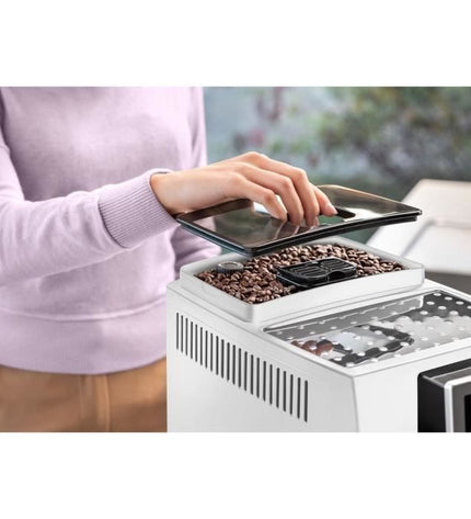 Espressomachine met bonenmaler - De'Longhi Magnifica S ECAM22.110.W - 1,8 L - 250 g - 15 bar - 1450 W - zilver en zwart