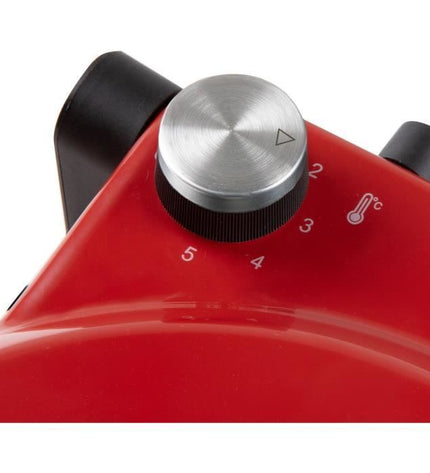 Pizzaoven - DOMO - DO9284PZ - Elektrisch 1200W - Keramische steen - Rood