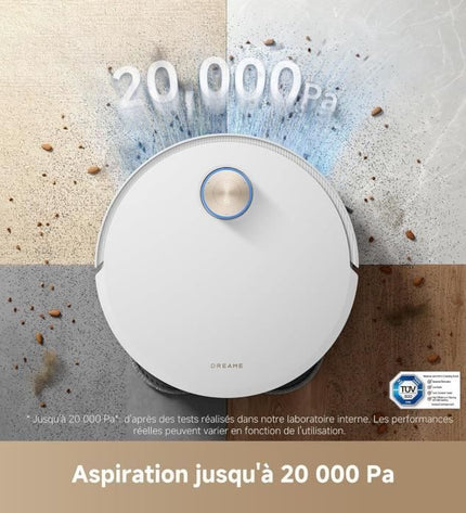 Robotstofzuiger - DREAME - X50 Ultra - 220 min batterijduur - 20.000 Pa - Zelfreinigend