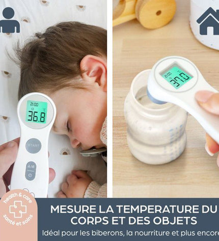Digital forehead thermometer - DREAMBABY - Contactless infrared - Fever temperature measurement - for babies and adults