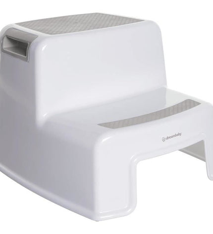 Step stool - DREAMBABY - 2 Up - Non-slip and textured - Up to 80 kg for children and adults - Grey