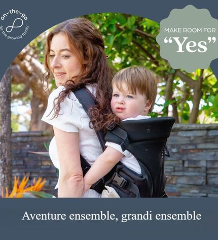 Adjustable 3-in-1 baby carrier - DREAMBABY - TRAVEL - Comfortable and versatile - From newborn to child up to 15 kg - Black