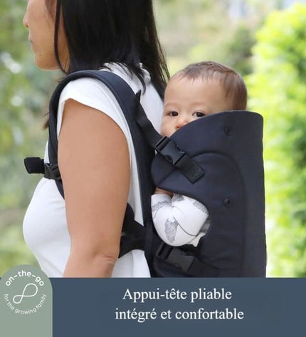 Adjustable 3-in-1 baby carrier - DREAMBABY - TRAVEL - Comfortable and versatile - From newborn to child up to 15 kg - Black