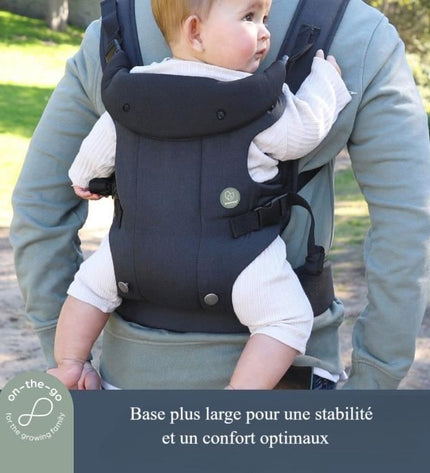 Adjustable 3-in-1 baby carrier - DREAMBABY - TRAVEL - Comfortable and versatile - From newborn to child up to 15 kg - Black