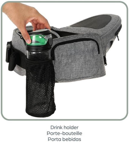 Baby carrier - Hip seat - DREAMBABY - Up & Go - Gray