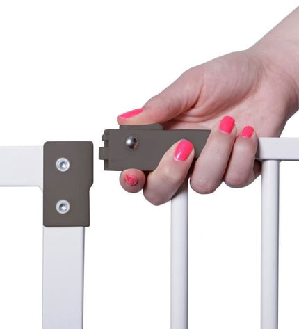 DREAMBABY Extra Large LIBERTY Safety Gate - Pressure-mounted - L 99/105.5 x H 75 cm - White