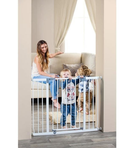 DREAMBABY Extra Large LIBERTY Safety Gate - Pressure-mounted - L 99/105.5 x H 75 cm - White