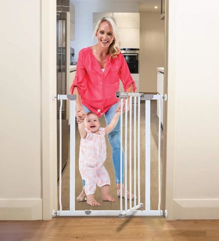 Safety Gate - DREAMBABY - AVA - Pressure-mounted - 61-68 x 76 cm - Double Lock - White
