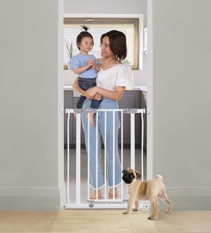 Safety Gate - DREAMBABY - AVA - Pressure-mounted - 61-68 x 76 cm - Double Lock - White