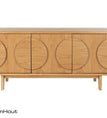 drie deurs (120 cm x 40 cm) / eiken