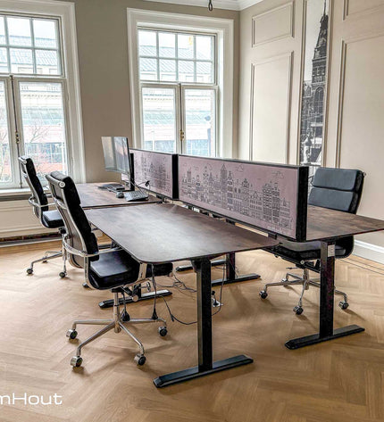 Zit-sta bureau Flow | elektrisch verstelbaar