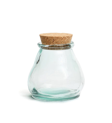 The Belly Glass Pot - Blue - M