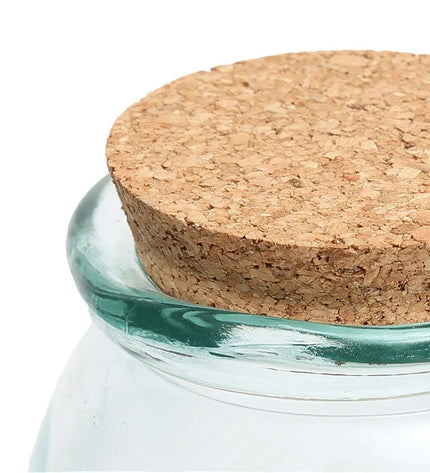 The Belly Glass Pot - Blue - S
