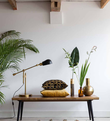 Eettafel noten Dutchbone Alagon (ook met eetkamerbank)