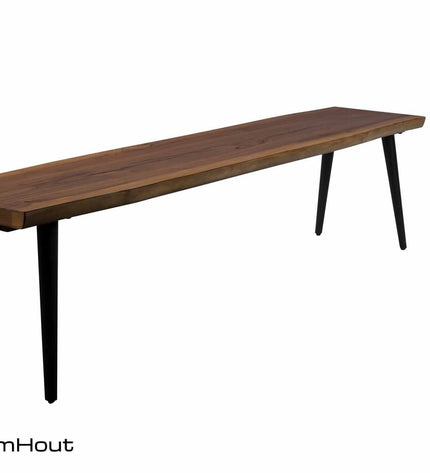 Eettafel noten Dutchbone Alagon (ook met eetkamerbank)