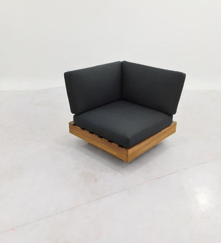 Los Angeles Lounge Corner Piece 984 - Steel Black