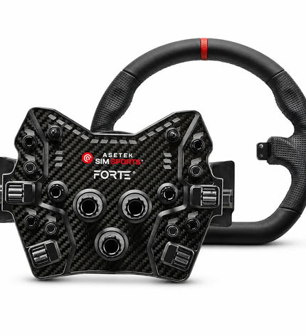 Asetek SimSports Forte GT Button Box (Black, Aluminum)