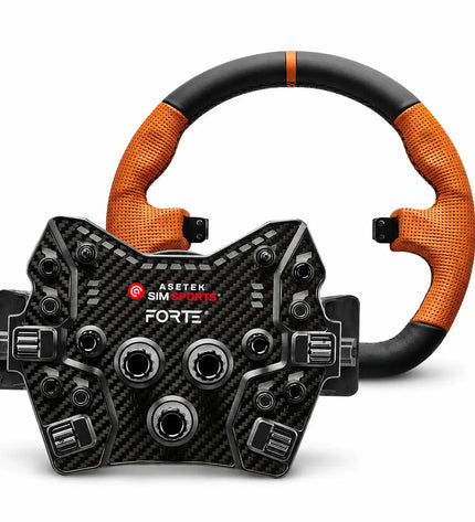 Asetek SimSports Forte GT Button Box (Black, Aluminum)