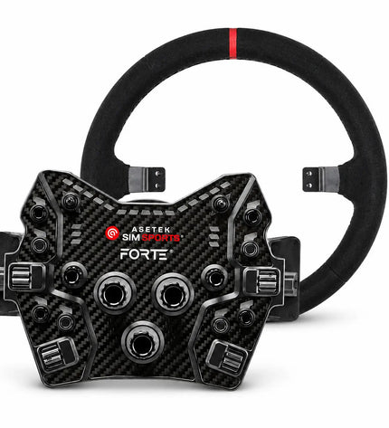 Asetek SimSports Forte GT Button Box (Black, Aluminum)