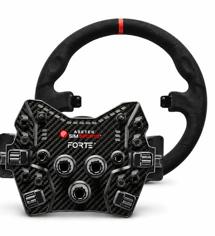 Asetek SimSports Forte GT Button Box (Black, Aluminum)