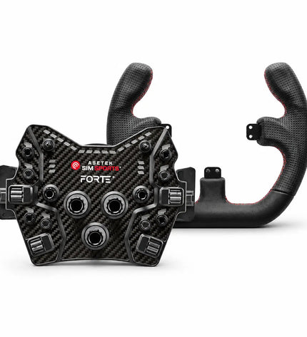 Asetek SimSports Forte GT Button Box (Black, Aluminum)