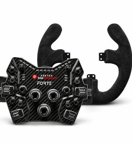 Asetek SimSports Forte GT Button Box (Black, Aluminum)