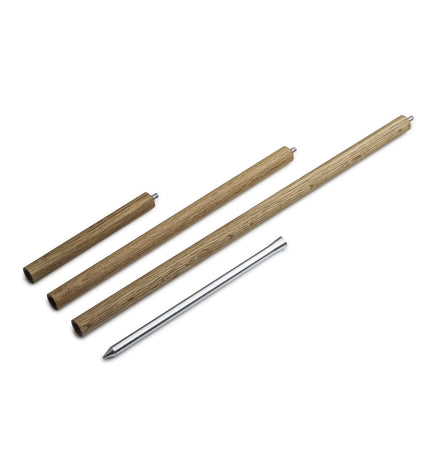Spin Ambient Lantern Ground Stake Both Sizes 3-piece Oak