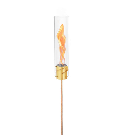 Spin Ambient Lantern Ground Stake Both Sizes 3-piece Oak